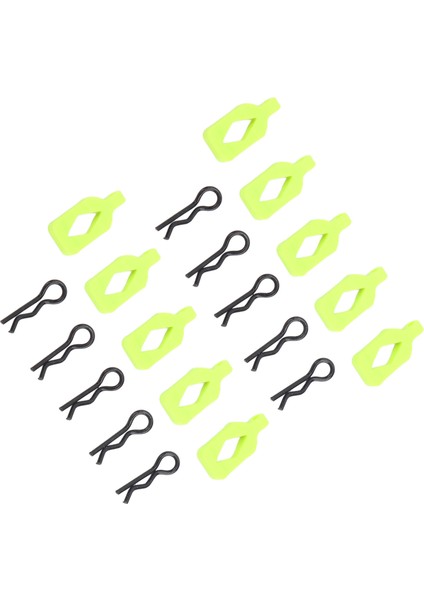 10 Adet Rc Vücut Klipleri Pimleri Hafif Sağlam Dalı Rc Vücut Klipleri Bükülmüş R Pimleri Için Fit Eksenel 1/24 SCX24 AXI206000 Rc Araba Yeşil (Yurt Dışından) fiyatları