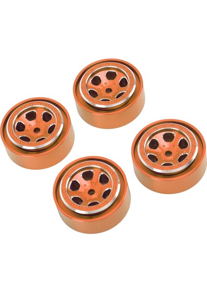 4 Adet 1.3 Inç Jantlar Jant Alüminyum Alaşım 6 Delik Jant Hub Traxxas TRX4M 1/18 Rc Paletli Turuncu (Yurt Dışından) fiyatları