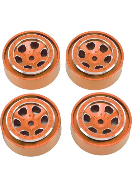 4 Adet 1.3 Inç Jantlar Jant Alüminyum Alaşım 6 Delik Jant Hub Traxxas TRX4M 1/18 Rc Paletli Turuncu (Yurt Dışından) fırsatları