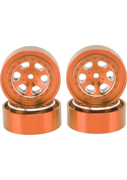 4 Adet 1.3 Inç Jantlar Jant Alüminyum Alaşım 6 Delik Jant Hub Traxxas TRX4M 1/18 Rc Paletli Turuncu (Yurt Dışından) indirimleri