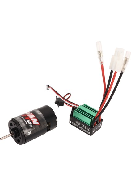 Rc Araba Fırçalı Motor Esc 550 Fırçalı Motor Su Geçirmez 65A Fırçalı Esc Rc Araba Tekne Için 12T (Yurt Dışından) fırsatları