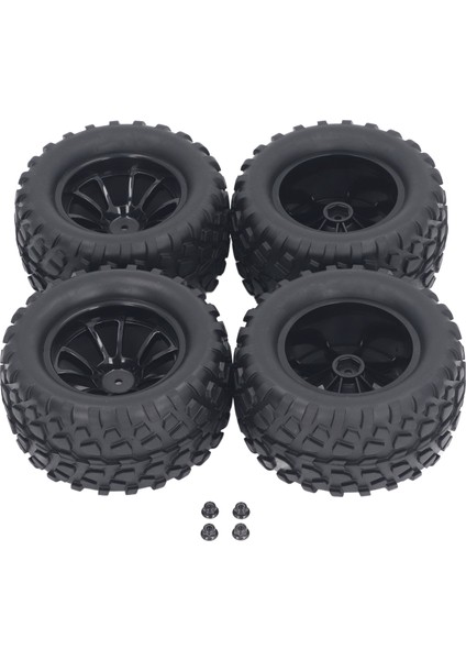 4 Adet 12MM Hex 1/10 Rc Kamyon Tekerlekleri ve Lastikleri Eksenel Için Hsp Redcat Hpı Evrensel 10 Delik Tekerlek Göbeği Rc Tekerlek Lastikleri (Yurt Dışından)