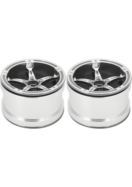 Alüminyum Alaşım Beadlock Tekerlek Jantlar Tekerlek Hub Için 1/10 Rc Paletli Araç Rc Araba Accessoriestitanium (Yurt Dışından)
