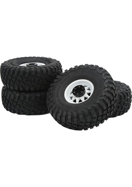 4 Adet 1.9 In Tekerlek Lastikleri 10 Delikli Hub Düzensiz Çakıl Desen SCX10 1/10 Rc Araba Modelleri Beyaz (Yurt Dışından) fırsatları