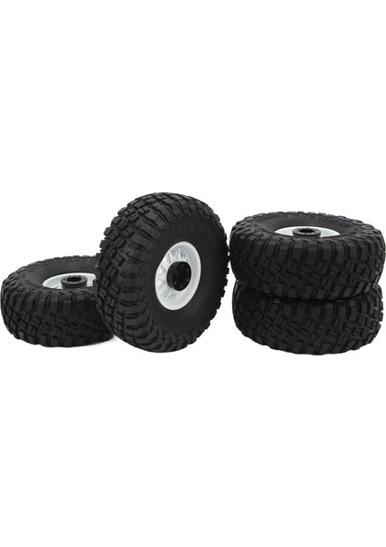 4 Adet 1.9 In Tekerlek Lastikleri 10 Delikli Hub Düzensiz Çakıl Desen SCX10 1/10 Rc Araba Modelleri Beyaz (Yurt Dışından) indirimleri
