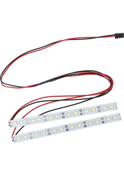24 Leds Şasi Işık Alüminyum Alaşımlı Dekoratif Işık Çubuğu 1/10 1/8 Ölçekli Rc Modeli Off Road Araba Beyaz Işık (Yurt Dışından) modelleri