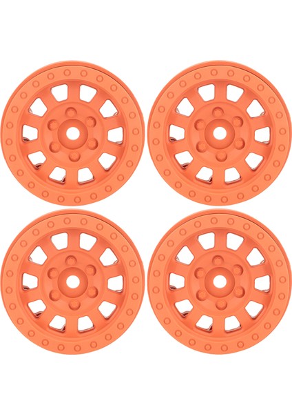 1.9 Inç Jantlar Rc Beadlock Tekerlekler Jantlar Eksenel SCX10 Traxxas 1/10 Rc Paletli Arabalar Turuncu (Yurt Dışından) modelleri