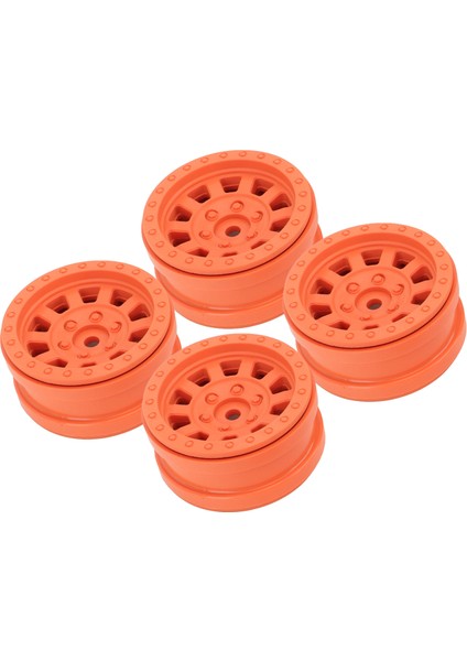 1.9 Inç Jantlar Rc Beadlock Tekerlekler Jantlar Eksenel SCX10 Traxxas 1/10 Rc Paletli Arabalar Turuncu (Yurt Dışından) fırsatları