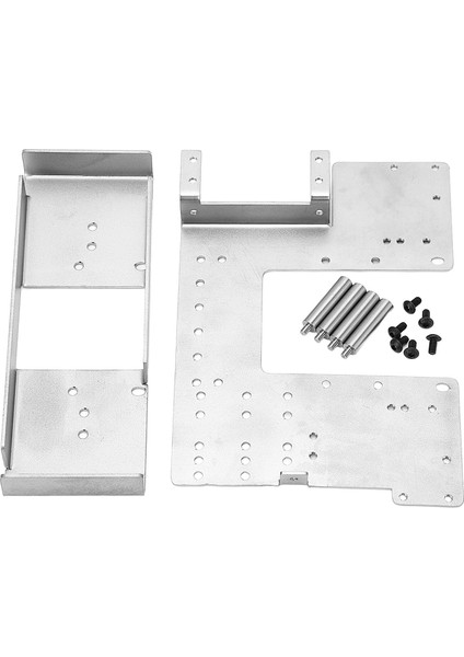 Rc Araba Paslanmaz Çelik Pil Kutusu Ikinci Kat Kiti Tamiya 1/14 Kamyon Dıy Araba Modelleri Gümüş (Yurt Dışından)