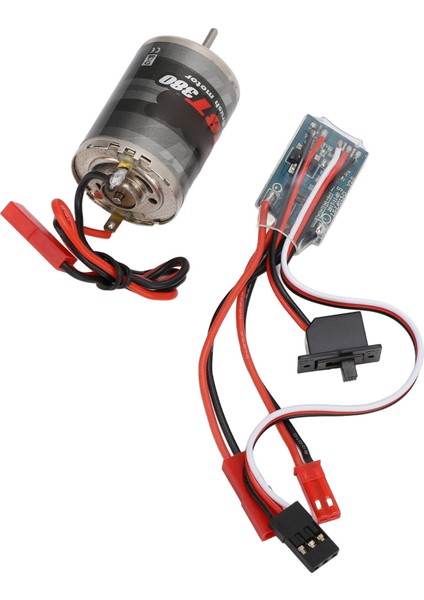 Rc Fırçalı Motor Esc Profesyonel 380 Paslanmaz Çelik Büyük Burulma 38 T Fırçalı Motor ile 30A Fırça Esc Jst Fiş Için 1/16 1/18 Rc Araba Tekne (Yurt Dışından) fırsatları