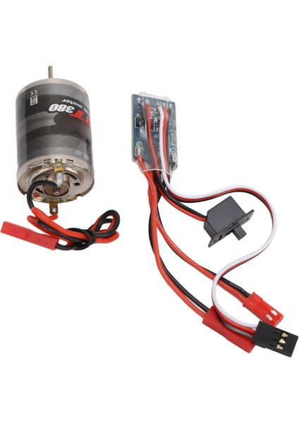 Rc Fırçalı Motor Esc Profesyonel 380 Paslanmaz Çelik Büyük Burulma 38 T Fırçalı Motor ile 30A Fırça Esc Jst Fiş Için 1/16 1/18 Rc Araba Tekne (Yurt Dışından) indirimleri