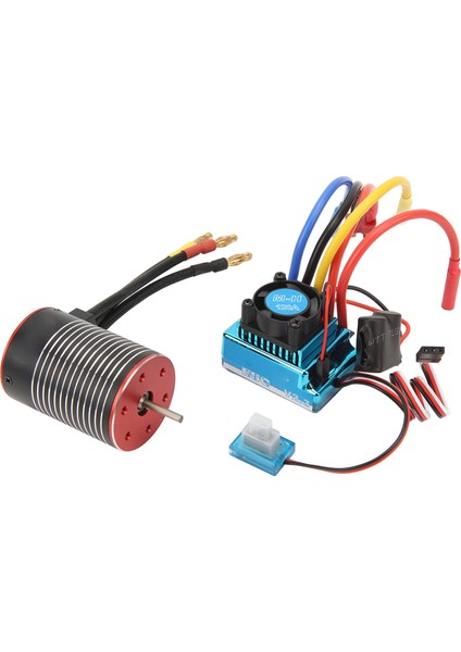Rc Fırçasız Motor Esc Seti Profesyonel Su Geçirmez Yüksek Burulma 3650 Fırçasız Motor 120A Esc Combo Set Rc Araba Için 4500KV (Yurt Dışından) modelleri