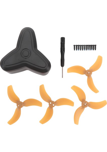 2 Pairs Rc Drone Pervaneler 3032S Pc Hafif Rc Drone Pervane Bıçakları Saklama Kutusu Için Avata 2 Drone Aksesuarları Turuncu (Yurt Dışından)