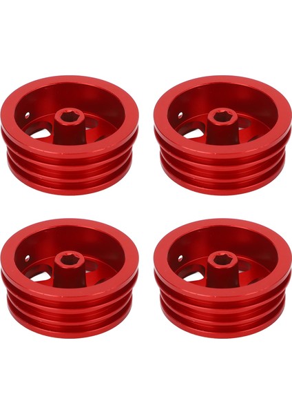 4 Adet Rc Araba Jant Alüminyum Alaşımlı Sağlam Yapı Şık Görünüm Tekerlekler Hub Jant MN82 Rc Araba Kırmızı (Yurt Dışından) fiyatları