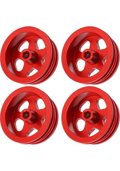 4 Adet Rc Araba Jant Alüminyum Alaşımlı Sağlam Yapı Şık Görünüm Tekerlekler Hub Jant MN82 Rc Araba Kırmızı (Yurt Dışından) modelleri