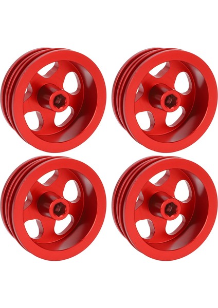 4 Adet Rc Araba Jant Alüminyum Alaşımlı Sağlam Yapı Şık Görünüm Tekerlekler Hub Jant MN82 Rc Araba Kırmızı (Yurt Dışından) indirimleri