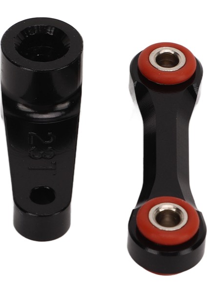 Rc Servo Boynuzları Seti Alüminyum Alaşımlı Kolay Değiştirilebilir 23T Rc Servo Boynuzları Direksiyon Dişli Çubuk Arrma 1/7 1/8 Siyah (Yurt Dışından) fırsatları