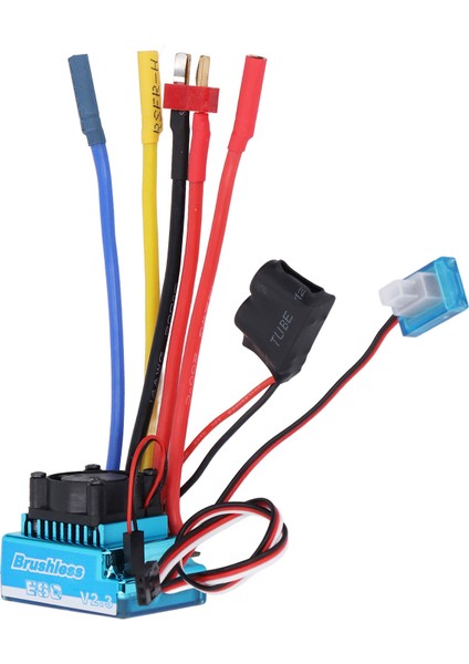 60A Fırçasız Esc 1/10 Rc Model Araba Tekne Için Su Geçirmez 2 - 3s Lipo Bec 5.8 V / 3A Erkek T Güç Konektörü Hız Kontrol Cihazı (Yurt Dışından)