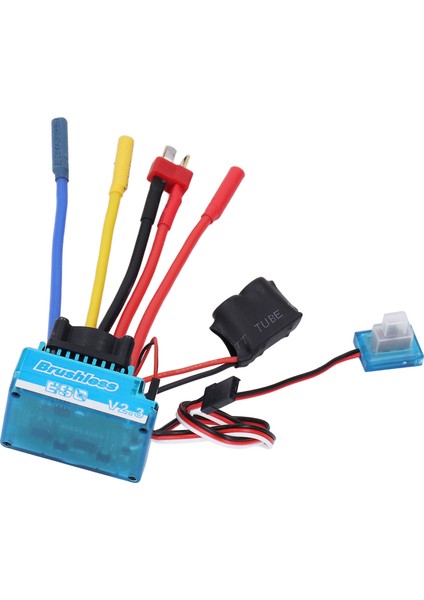60A Fırçasız Esc 1/10 Rc Model Araba Tekne Için Su Geçirmez 2 - 3s Lipo Bec 5.8 V / 3A Erkek T Güç Konektörü Hız Kontrol Cihazı (Yurt Dışından) fiyatları
