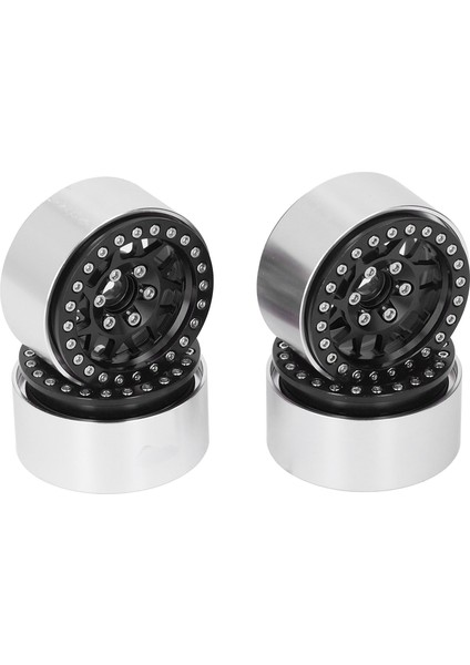 4 Adet 1.9 Inç Rc Beadlock Jantlar Alüminyum Alaşım Jant Hub Eksenel SCX10 90046 Axı 03007 1/10 Rc Paletli Siyah (Yurt Dışından) indirimleri