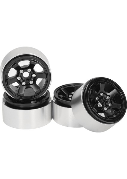 4 Adet 1.9 Inç Rc Beadlock Tekerlek Göbekleri Alüminyum Alaşımlı Cnc Rc Tekerlek Jantları Hub Değiştirme Eksenel SCX10 Için Hsp Siyah (Yurt Dışından) modelleri