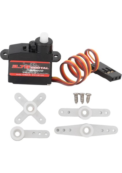 3.7 G Servo Yüksek Burulma Evrensel Hafif Sabit Kanatlı Uçak Mikro Servo Motor Rc Araba Minyatür Robot (Yurt Dışından)
