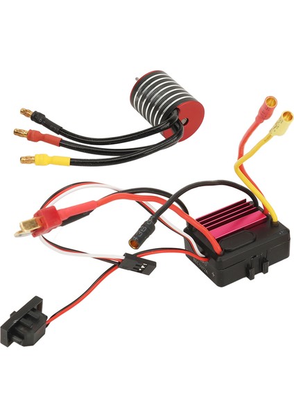 2430 Fırçasız Motor 35A Fırçasız Esc Doğru Fırçasız Motor Esc Seti Traxxas 1/16 1/18 Rc Araba Için 5800KV (Yurt Dışından) fırsatları