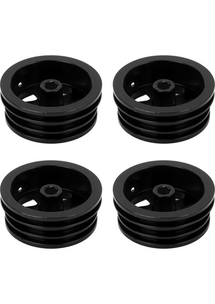 4 Adet Rc Araba Jant Alüminyum Alaşımlı Sağlam Yapı Şık Görünüm Tekerlekler Hub Jant MN82 Rc Araba Siyah (Yurt Dışından) fiyatları