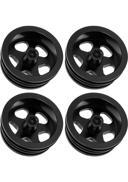 4 Adet Rc Araba Jant Alüminyum Alaşımlı Sağlam Yapı Şık Görünüm Tekerlekler Hub Jant MN82 Rc Araba Siyah (Yurt Dışından) fırsatları