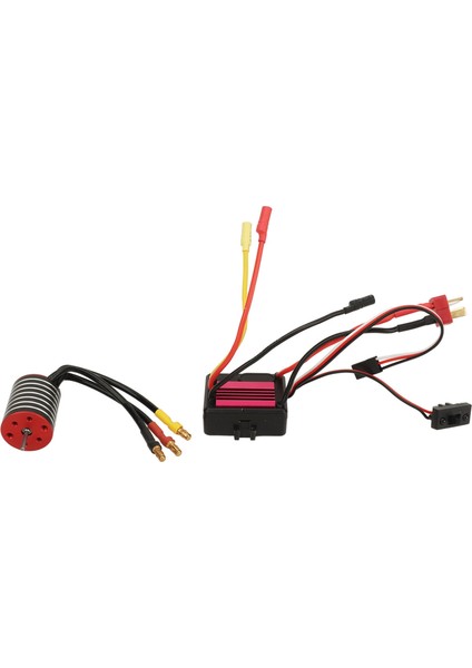 2430 Fırçasız Motor 35A Fırçasız Esc Doğru Fırçasız Motor Esc Seti Traxxas 1/16 1/18 Rc Araba Için 6300KV (Yurt Dışından) fiyatları