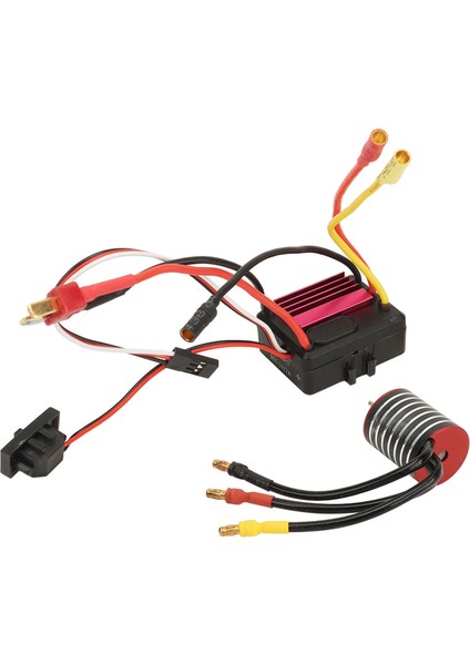 2430 Fırçasız Motor 35A Fırçasız Esc Doğru Fırçasız Motor Esc Seti Traxxas 1/16 1/18 Rc Araba Için 6300KV (Yurt Dışından) modelleri