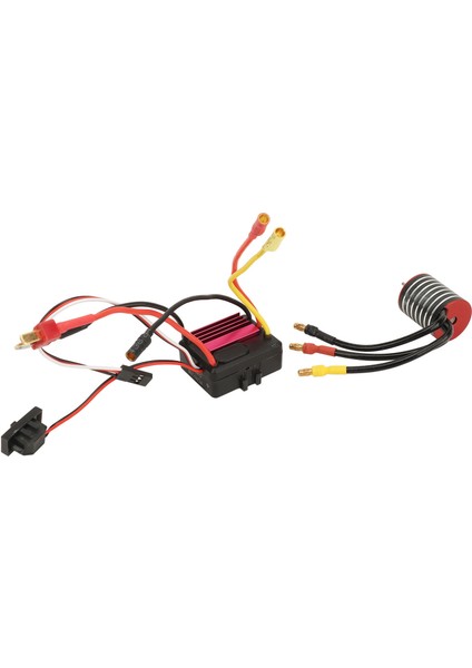 2430 Fırçasız Motor 35A Fırçasız Esc Doğru Fırçasız Motor Esc Seti Traxxas 1/16 1/18 Rc Araba Için 6300KV (Yurt Dışından) indirimleri