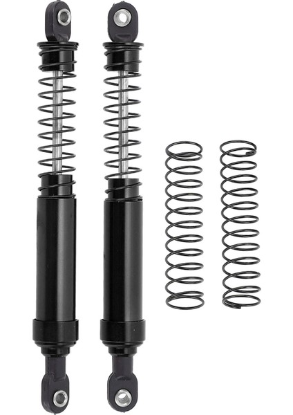 Rc Araba Amortisör 115MM Hafif Alüminyum Alaşımlı Cnc Işleme Su Geçirmez Yağ Damperi SCX10 1/10 Rc Araba Siyah (Yurt Dışından)
