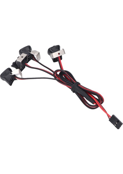 Rc Araba LED Işık 16LED 4 Lamba Farlar Yüksek Parlaklık Ön Spot 1/10 Rc Paletli Eksenel SCX10 90046 Redcat Gen8 Kırmızı Işık (Yurt Dışından) indirimleri