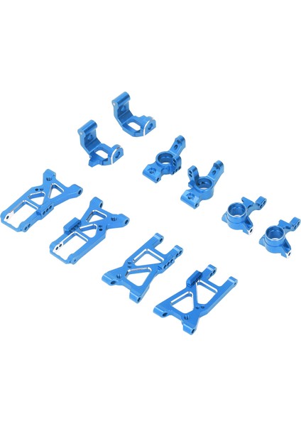 Rc Araba Yükseltme Kiti Taşınabilir Rc Araba Alüminyum Alaşım Yükseltme Parça Kiti Traxxas 4 Tec C8 1/10 Düz Spor Araba Mavi (Yurt Dışından)