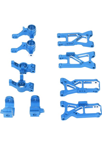 Rc Araba Yükseltme Kiti Taşınabilir Rc Araba Alüminyum Alaşım Yükseltme Parça Kiti Traxxas 4 Tec C8 1/10 Düz Spor Araba Mavi (Yurt Dışından)