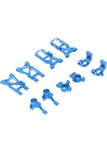 Rc Araba Yükseltme Kiti Taşınabilir Rc Araba Alüminyum Alaşım Yükseltme Parça Kiti Traxxas 4 Tec C8 1/10 Düz Spor Araba Mavi (Yurt Dışından)