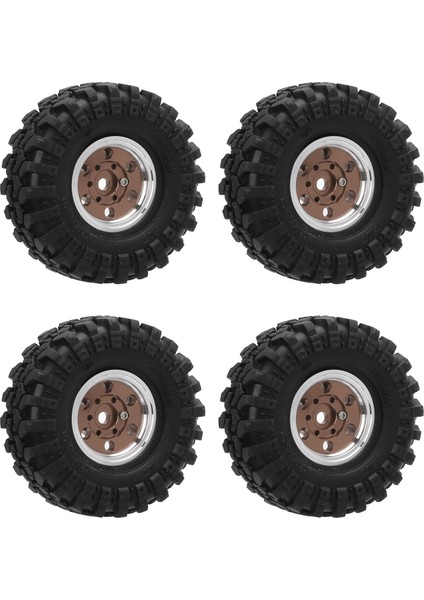 1.0 Beadlock Jant Lastikler 6 Delik Alüminyum Alaşım Rc Beadlock Tekerlek Göbeği 1/24 Rc Paletli Araba Bronz (Yurt Dışından) fiyatları