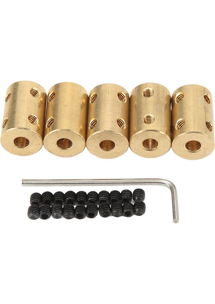 5 Adet Rc Şaft Kaplini Seti Evrensel 5-5mm Pirinç Şaft Kaplini Bağlantı Konnektörü Motor Şaftı Uzatma (Yurt Dışından) fiyatları