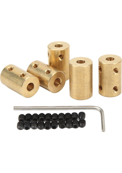 5 Adet Rc Şaft Kaplini Seti Evrensel 5-5mm Pirinç Şaft Kaplini Bağlantı Konnektörü Motor Şaftı Uzatma (Yurt Dışından) modelleri