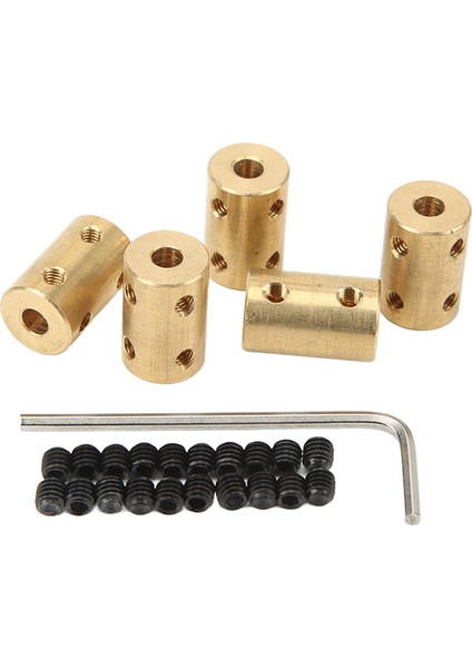 5 Adet Rc Şaft Kaplini Seti Evrensel 5-5mm Pirinç Şaft Kaplini Bağlantı Konnektörü Motor Şaftı Uzatma (Yurt Dışından) fırsatları