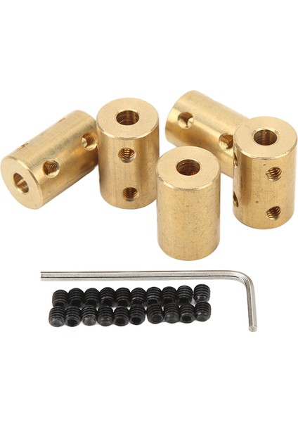 5 Adet Rc Şaft Kaplini Seti Evrensel 5-5mm Pirinç Şaft Kaplini Bağlantı Konnektörü Motor Şaftı Uzatma (Yurt Dışından) indirimleri