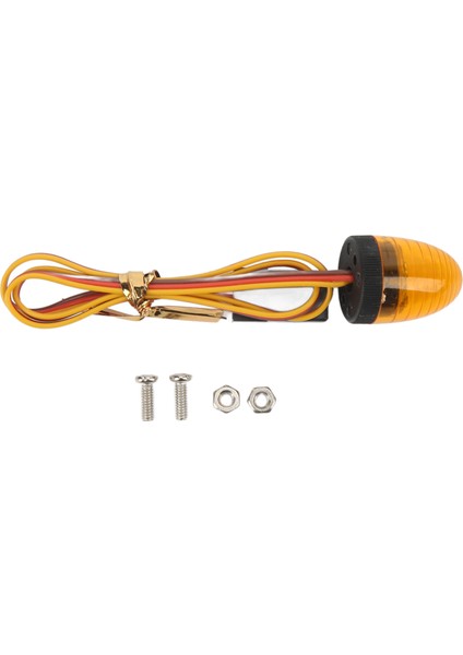 Rc Polis Lambası Yuvarlak Simülasyon Ultra Parlak Rc Araba LED Polis Lambası 13X17MM 1:10 Rc Polis Yangın Ambulans Araba Sarı (Yurt Dışından)