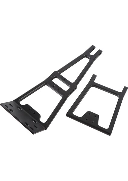 Rc Kamyon ve Çekme Yapı Kiti Büyük Kiriş Arka Römork Braketi Çekici Kolu 1/10 Ölçekli Tırmanma Araba Siyah (Yurt Dışından) modelleri