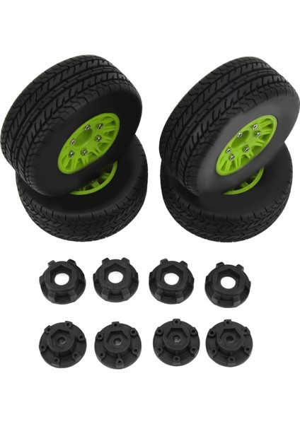 Rc Kısa Kulvar Kamyon Lastiği S Güçlü Yastıklama 1/10 Rc Kısa Kulvar Kamyon Tekerleği Için Hex Adaptörü ile Arrma Yeşil (Yurt Dışından) fiyatları