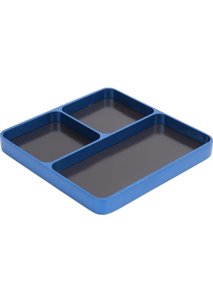 Rc Tamir Vida Tepsisi 3 Izgaraları Alüminyum Alaşımlı Ayrı Depolama Şık Görünüm Vida Sabitleme Aracı Tutucu Plaka Rc Araba Uçak Tekne Koyu Mavi (Yurt Dışından) indirimleri