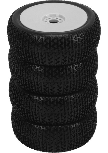 4 Adet 1/8 Rc Kamyon Lastikleri Lastik Tekerlek Lastikleri Aksesuar Değiştirme Hpı Rc Off Road Aracı Beyaz (Yurt Dışından) indirimleri