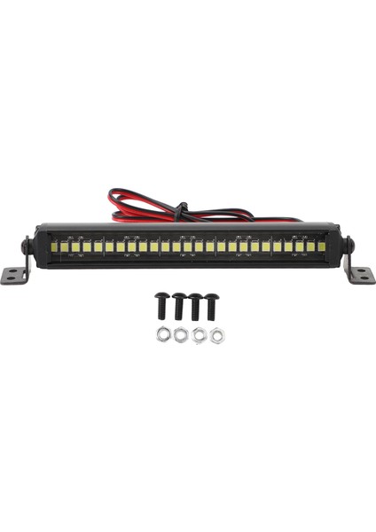 Süper Parlak Rc LED Işık Çubuğu Çatı LED Lamba 25LED Işık Çubuğu 1/10 Rc Paletli Araba Eksenel SCX10 Rc Araba Tavan Işığı Çubuğu (Yurt Dışından)