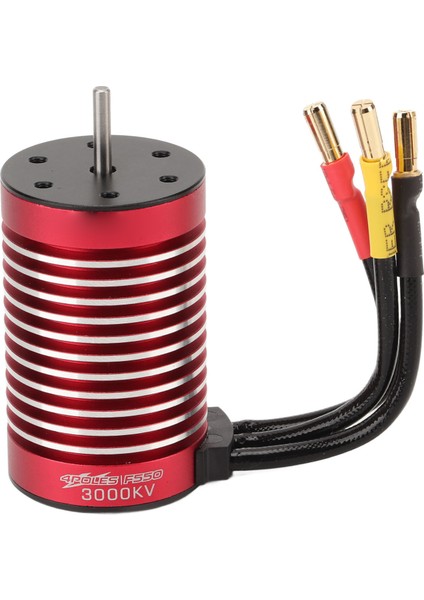 Rc Araba Fırçasız Motor F550 3000KV 4 Kutuplu Sensörsüz Fırçasız Motor Sıcaklık Kontrol Portu ile 1/10 Uzaktan Kumanda Arabalar Için (Yurt Dışından) indirimleri