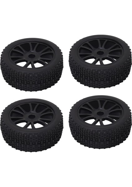 4 Adet Rc Lastik Lastikler 12 Delik Mükemmel Kavrama Kuvveti Yastıklama Fonksiyonu Rc Tekerlek Jant Lastikleri 1/8 Rc Araba Için (Yurt Dışından)